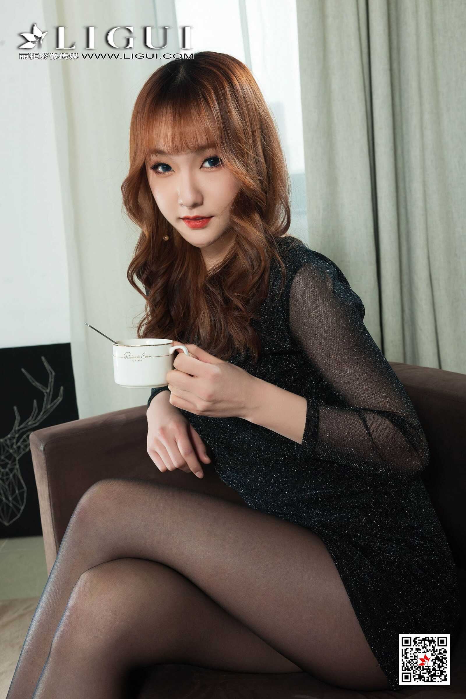 Model 蕊蕊《黑丝袜美腿玉足》 丽柜Ligui 写真集